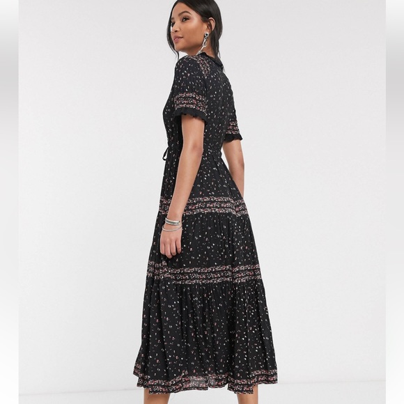 Free People Rare Feelings Maxi Dress Size Medium - Picture 2 of 12